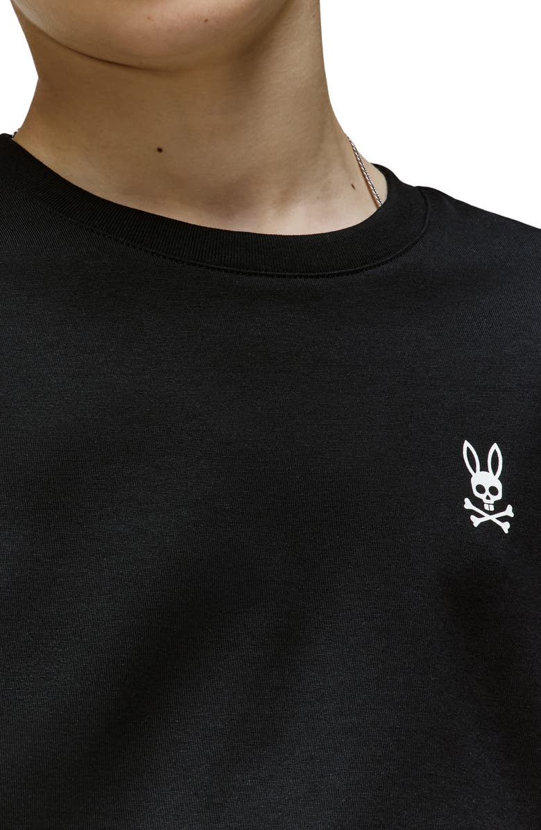 Psycho Bunny Kids' Jasper Logo Graphic T-Shirt, Alternate, color, Black