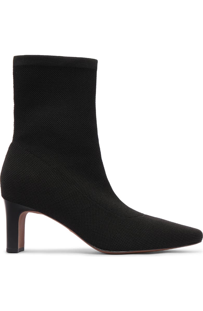 FRANKIE4 Melrose Stretch Knit Bootie, Alternate, color, Black Knit