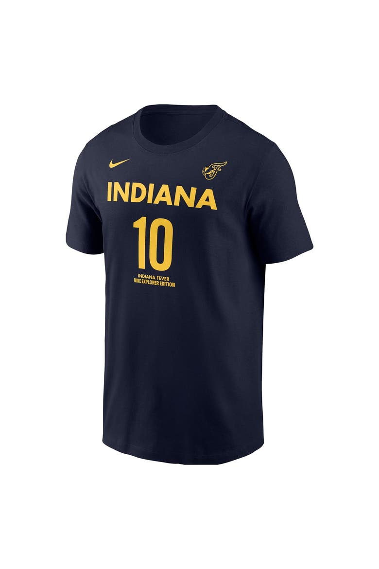 Men's Nike Lexie Hull Navy Indiana Fever Explorer Edition Name & Number T-Shirt, Alternate, color, Navy