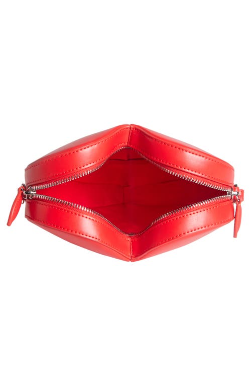 Jw Pei Francisca Faux Leather Heart Crossbody Bag In Red