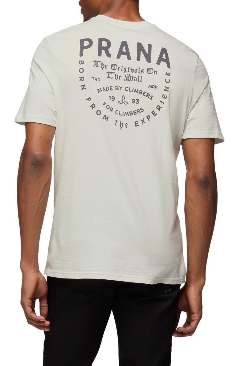 prAna Past & Present Organic Cotton Graphic T-Shirt, Alternate, color, Soft White