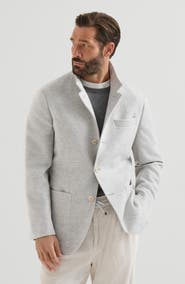 Brunello Cucinelli Lightweight water-resistant cashmere outerwear blazer