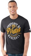 STARTER Men's Starter Black Pittsburgh Pirates Prime Time Property Of T-Shirt