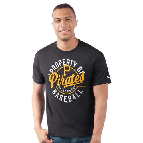 Starter Black Pittsburgh Pirates Prime Time Property Of T-shirt