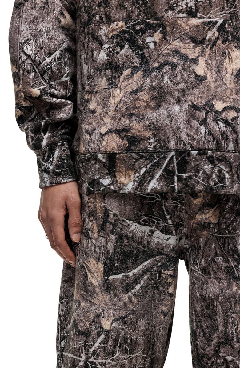 Good For Nothing Woodland Camo Print Hoodie, Alternate, color, Camo