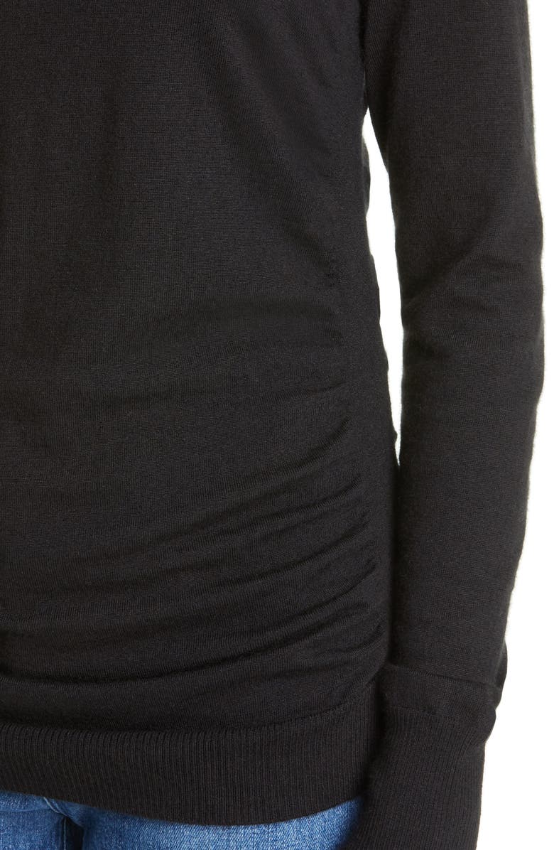 FRAME Luxe Silk Blend Turtleneck Sweater, Alternate, color, 