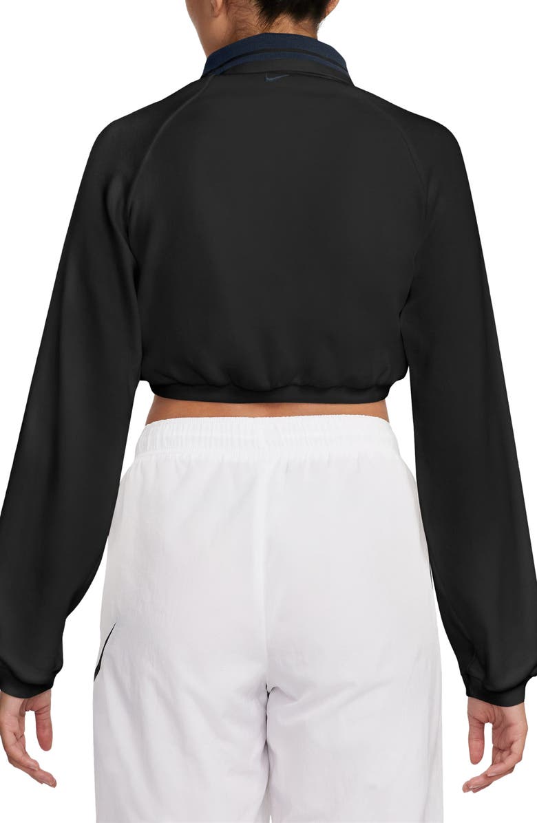 Nike Sportswear Collection Long Sleeve Crop Polo, Alternate, color, 
