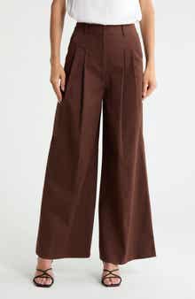 Juliana Wide Leg Pleated Pants