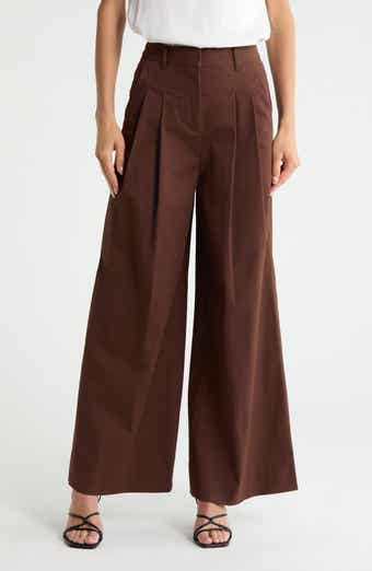 Juliana Wide Leg Pleated Pants