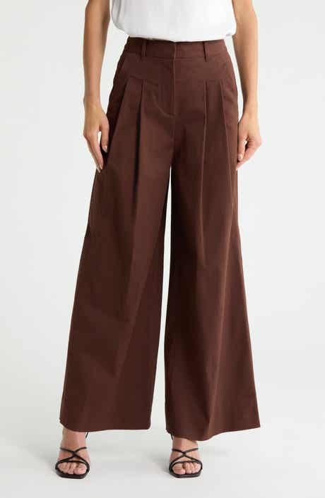 Juliana Wide Leg Pleated Pants