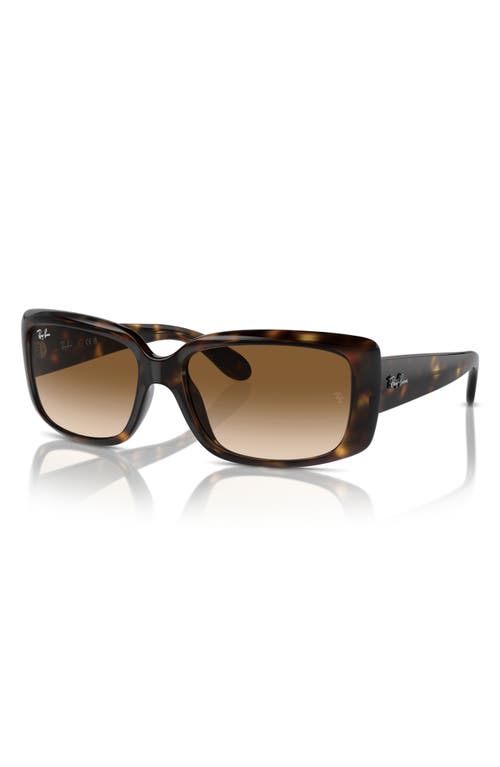 Ray Ban 58mm Rectangular Sunglasses