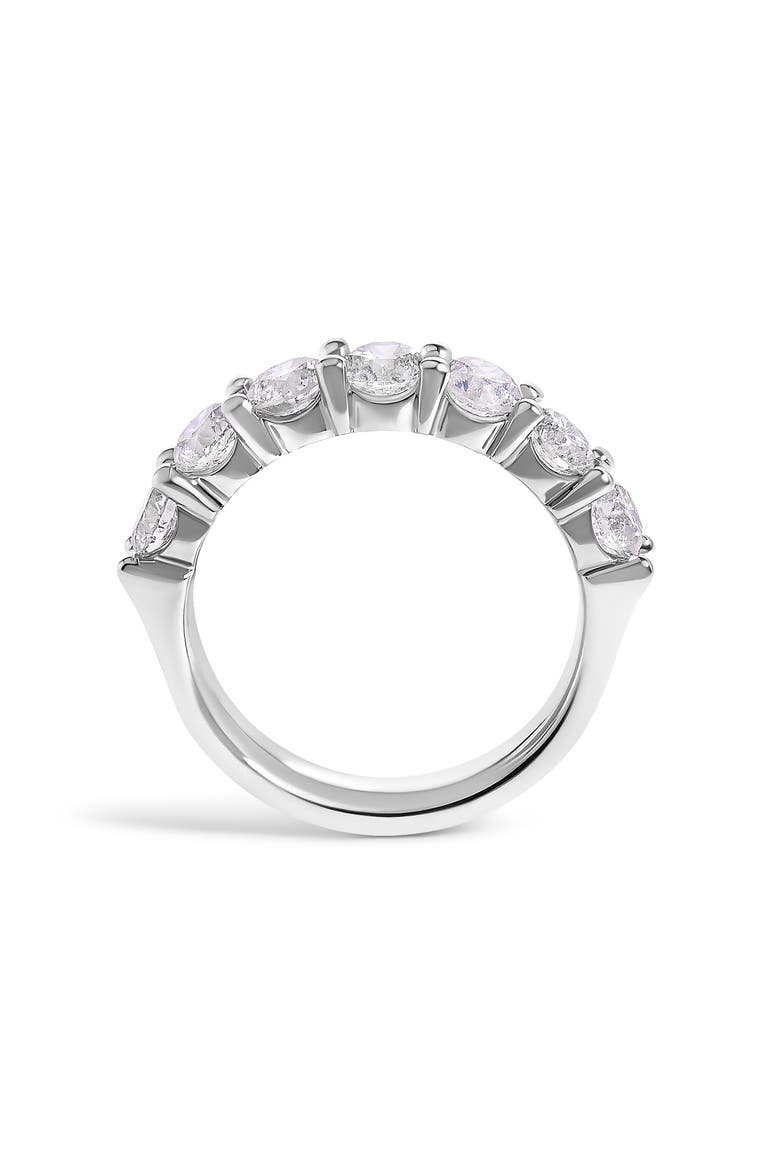 14K Gold 2.0 Cttw Diamond 7 Stone Band Ring, Alternate, color, White Gold
