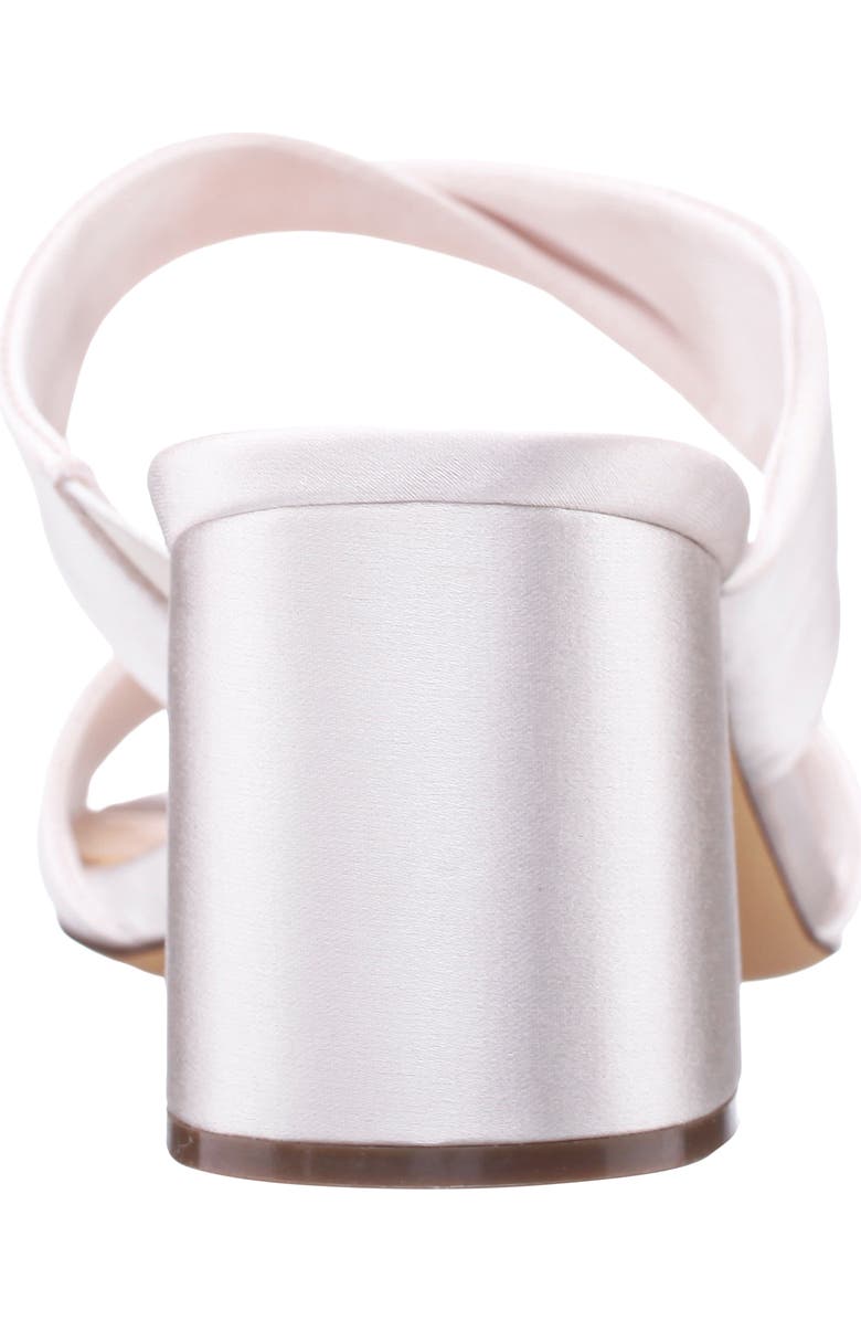 Nina Bassie Block Heel Slide Sandal, Alternate, color, Ivory