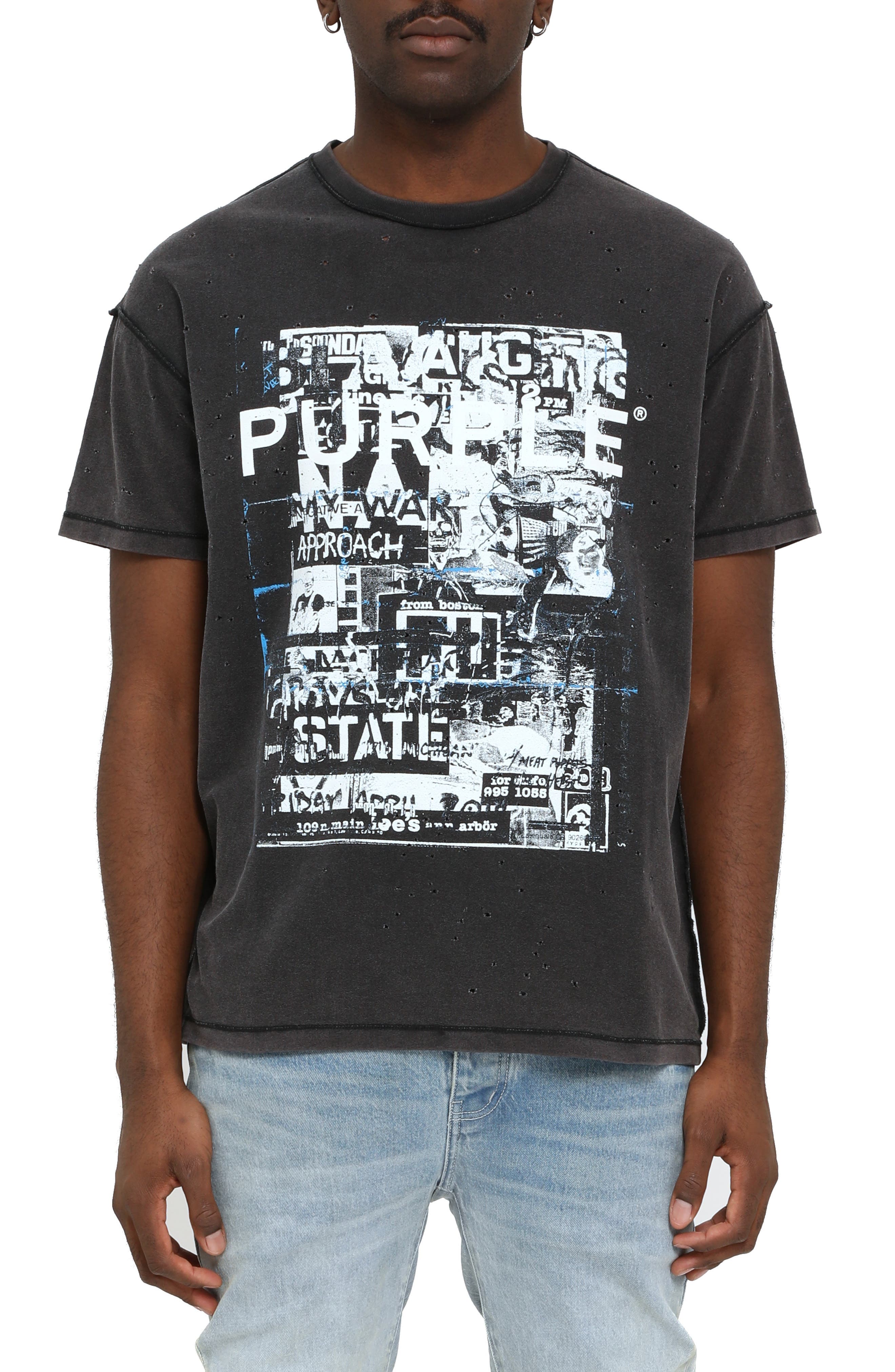 Textured Inside Out Graphic T-Shirt