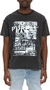 PURPLE BRAND Textured Inside Out Graphic T-Shirt