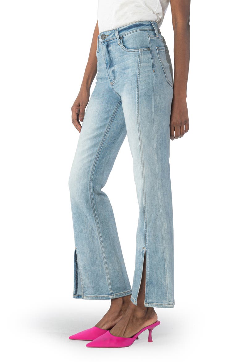Kelsey High Waist Flare Jeans, Alternate, color, OPERATIVE