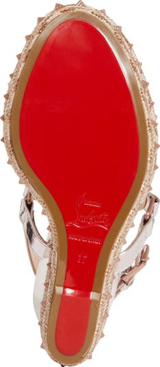 Christian Louboutin Pyraclou Espadrille Wedge Sandal (Women