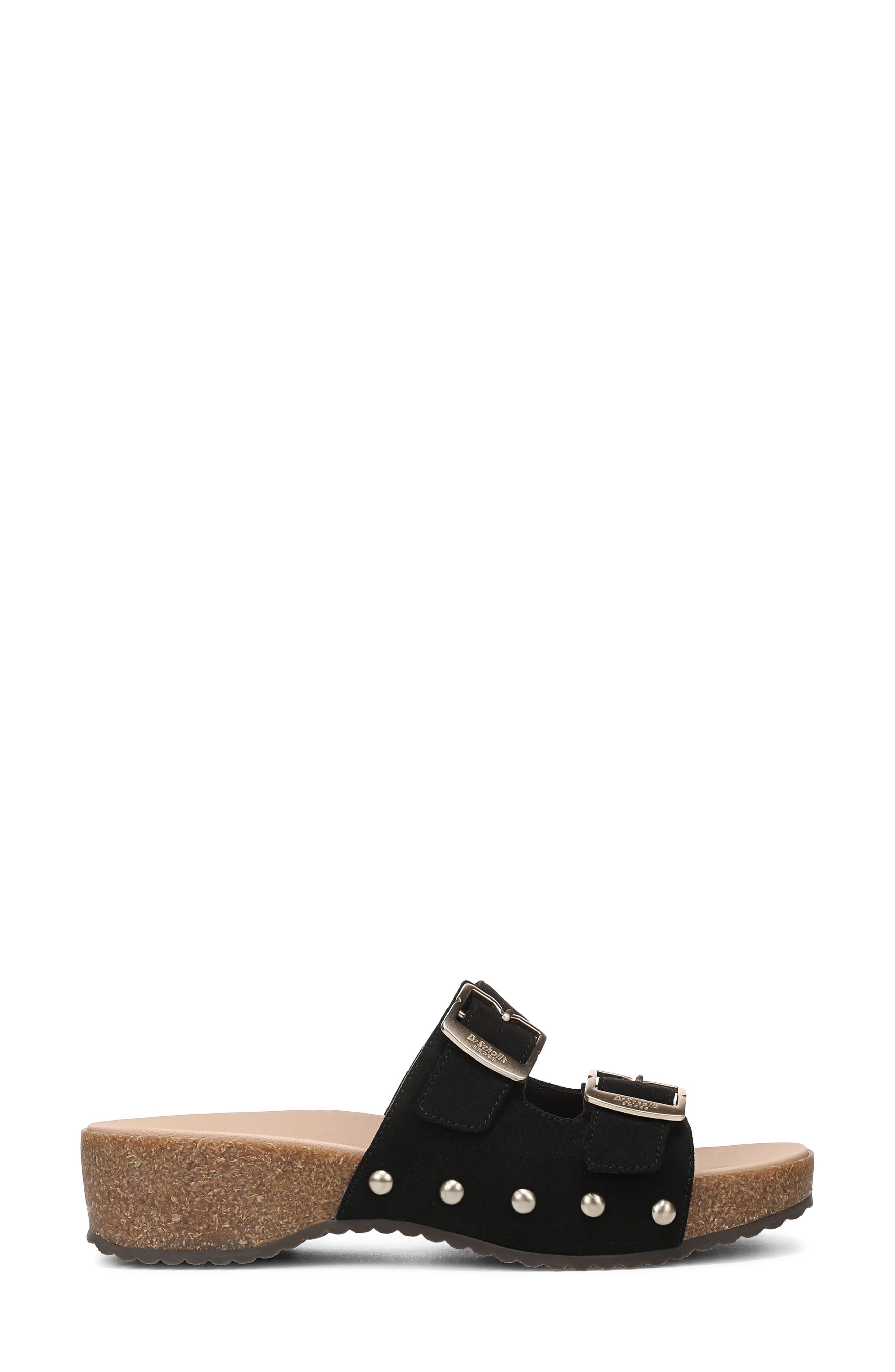 Dr. Scholl's OriginalFlex Platform Slide Sandal, Alternate, color, Black