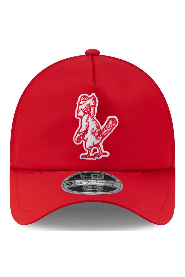 Men's New Era Red St. Louis Cardinals 2026 Batting Practice Alternate Apex 9FORTY Adjustable Hat, Alternate, color, Red