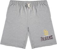 PROFILE Men's Heathered Gray San Diego Padres Big & Tall French Terry Shorts