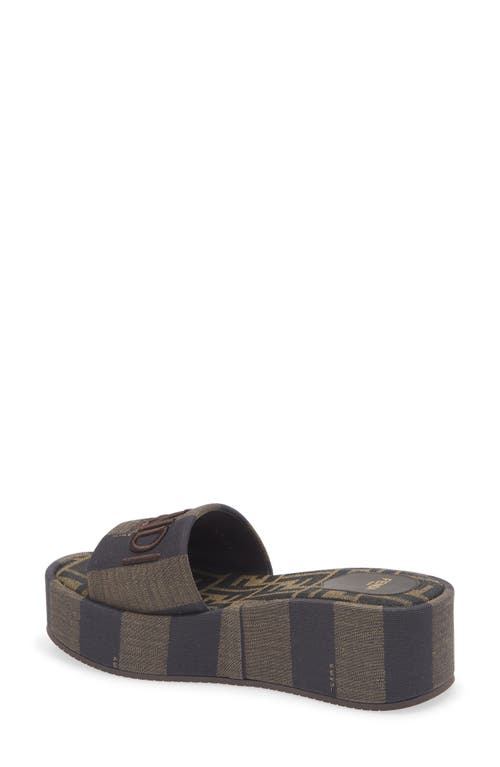 Fendi Flatform Platform Slide Sandal