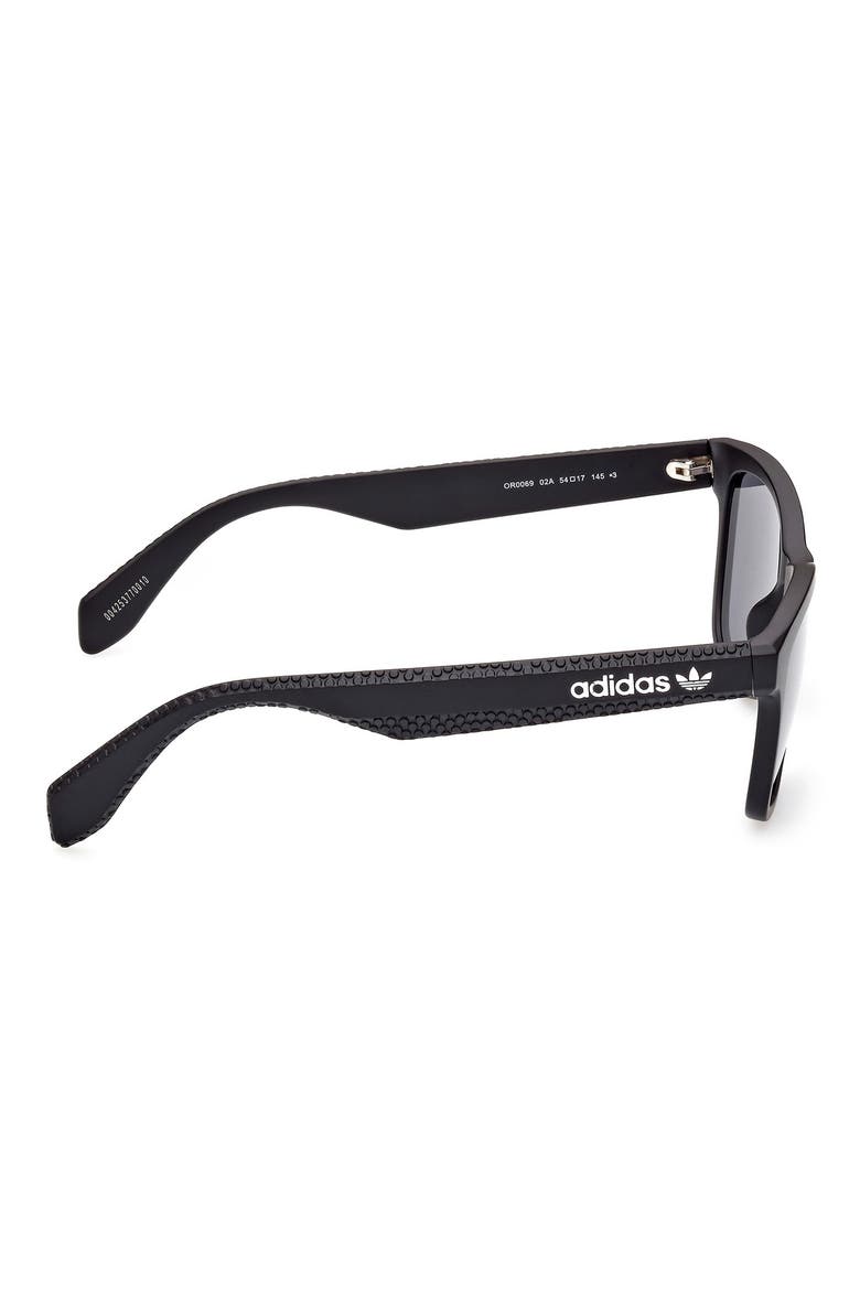 54mm Navigator Sunglasses, Alternate, color, MATTE BLACK / SMOKE