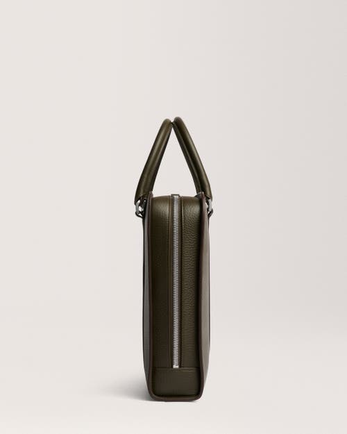 Carl Friedrik Palissy Briefcase In Dark Olive