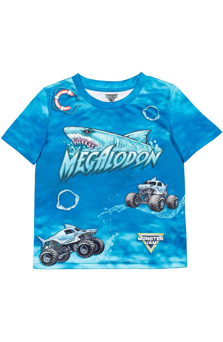 Monster Jam Athletic Jersey Graphic T-Shirt, Main, color, Vibrant Monster Jam Graphics