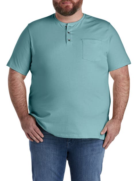 Big & Tall Slub Henley Shirt