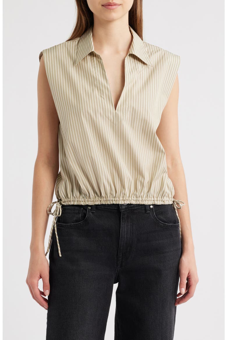 Fiona Stripe Sleeveless Shirt, Main, color, BGSTR