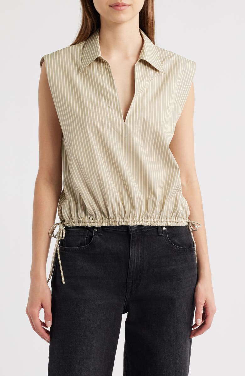 rag & bone Fiona Stripe Sleeveless Shirt, Main, color,
