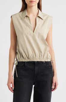 Fiona Stripe Sleeveless Shirt