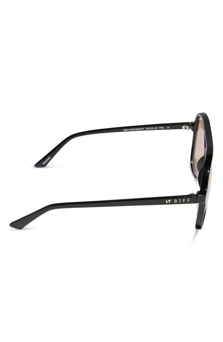DIFF Tegan 55mm Aviator Sunglasses, Alternate, color, 