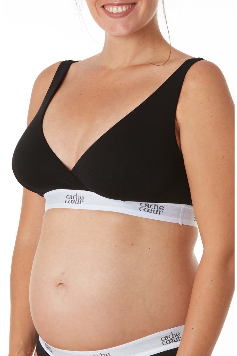 Life Maternity and nursing bra, Main, color, BLACK