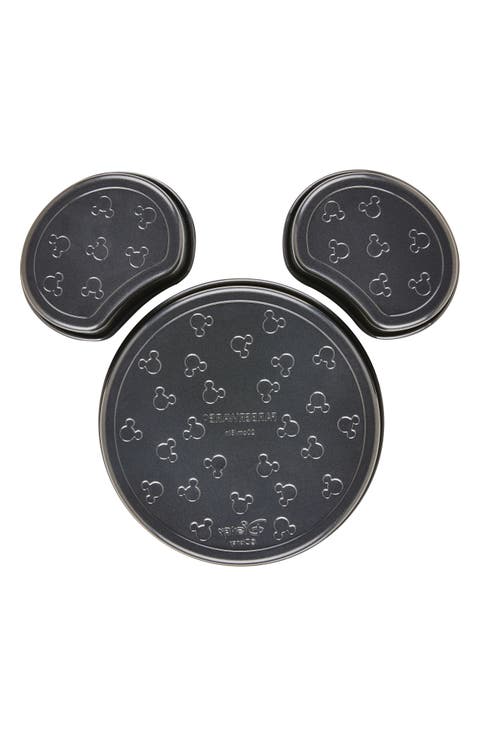 x Farberware 3-Piece Nonstick Mickey Mouse Head Cake Pans