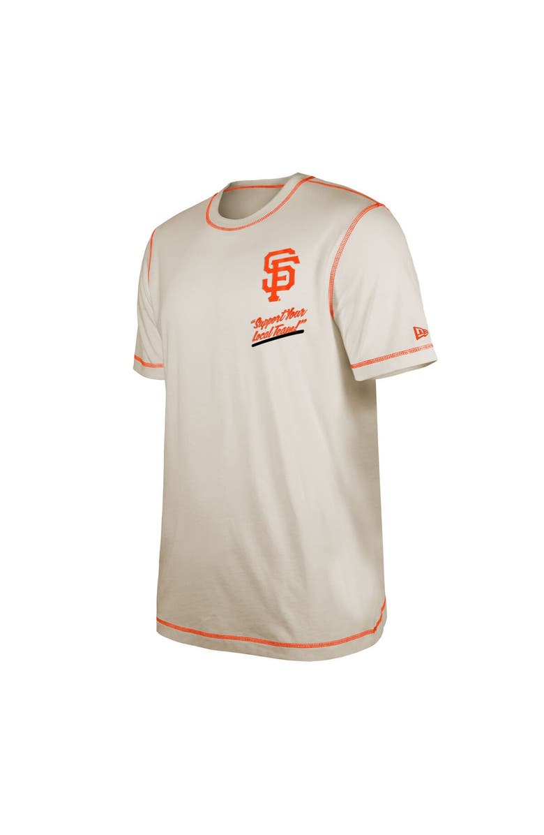 New Era Men's New Era White San Francisco Giants Team Split T-Shirt, Alternate, color, 