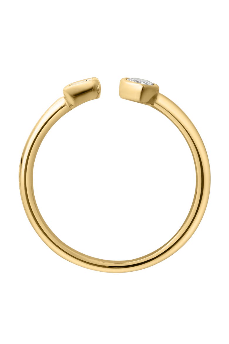 Lyra 14K Gold Lab Grown Diamond Open Ring - 0.34 Ct, Alternate, color, 14K Yellow Gold