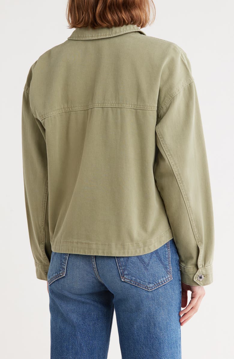 VERO MODA Jamie Denim Shacket, Alternate, color, Laurel Wreath Detail