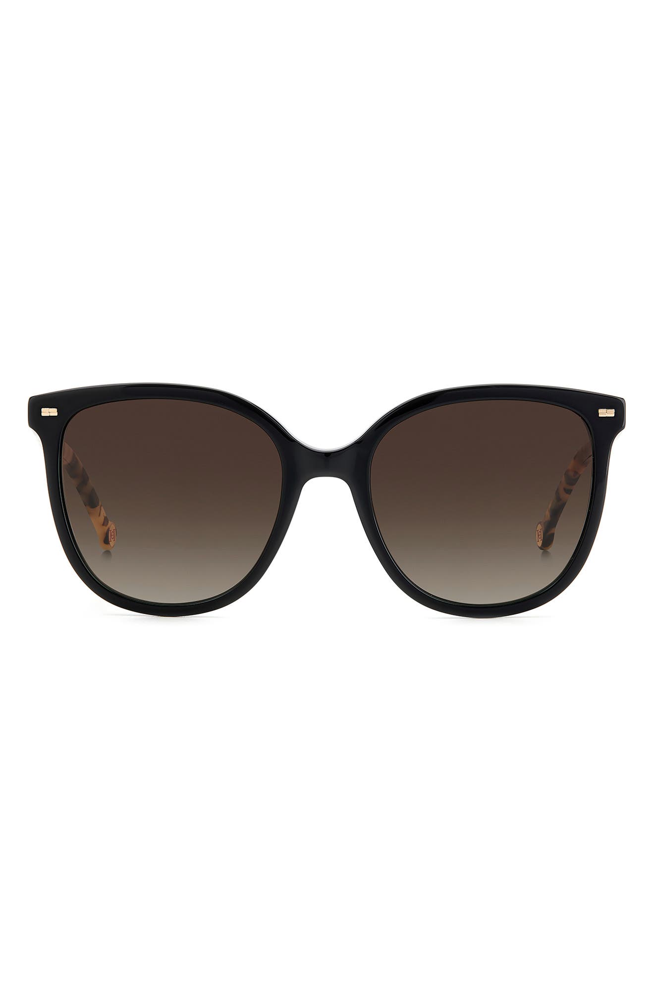 Carolina Herrera 55mm Round Sunglasses
