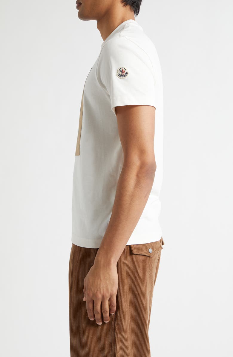 Moncler Safari Graphic T-Shirt, Alternate, color, Silk White