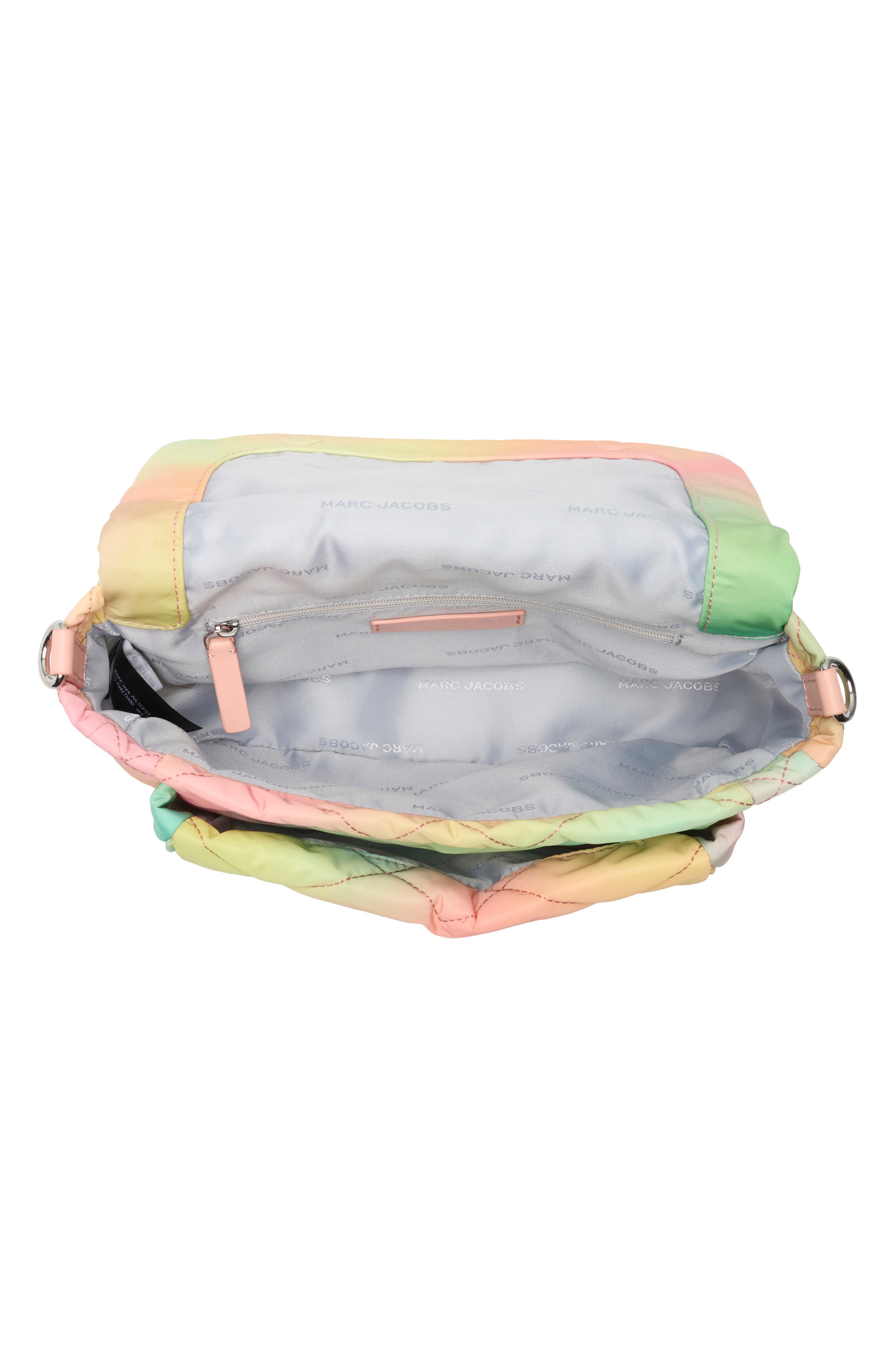 Diamond Quilt Utility Messenger Bag, Alternate, color, DESERT SUN MULTI