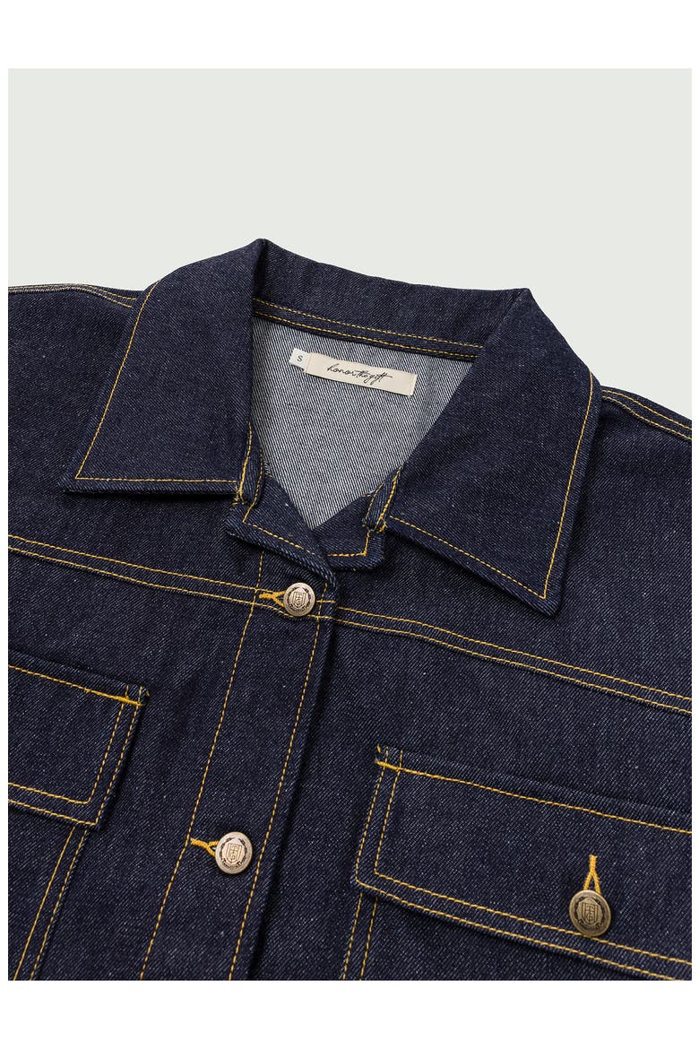 Oversize Carpenter Jacket, Alternate, color, INDIGO