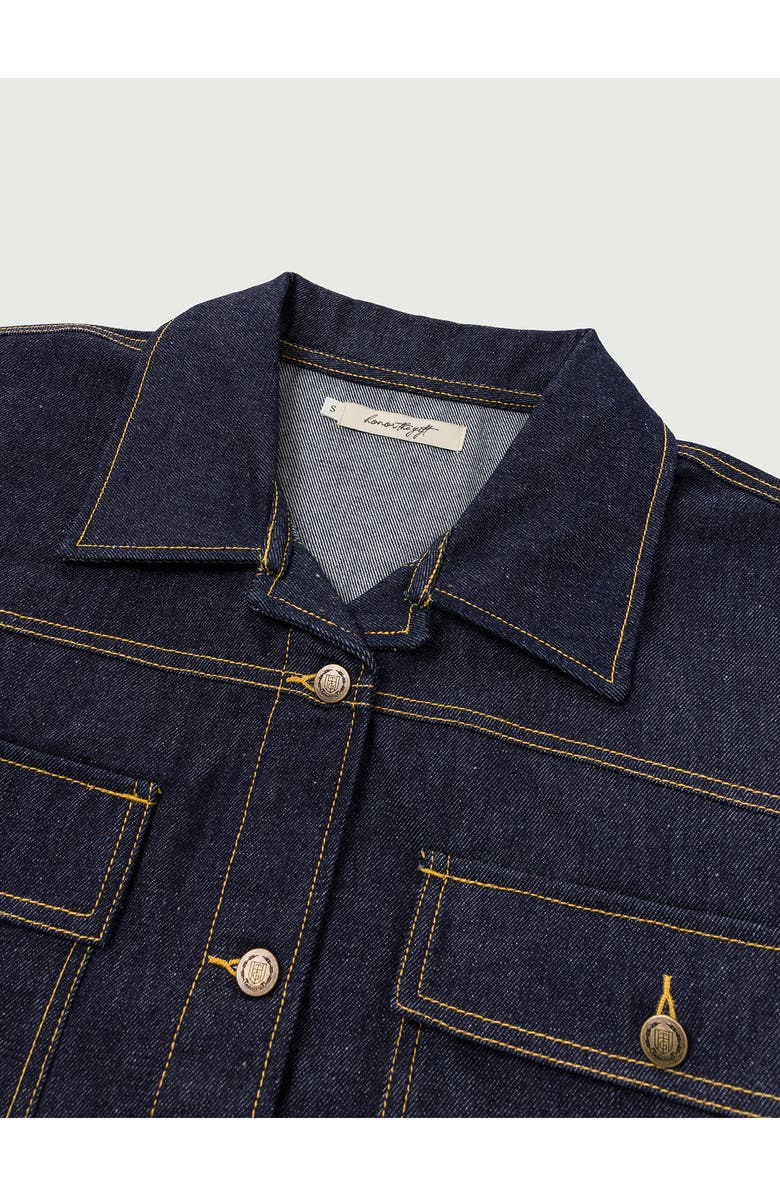 HONOR THE GIFT Oversize Carpenter Jacket, Alternate, color, Indigo