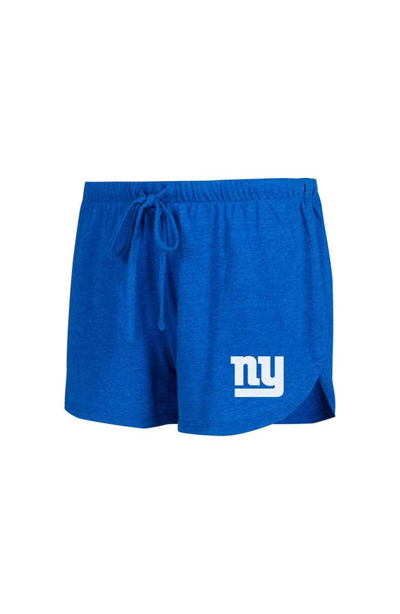 CONCEPTS SPORT Women's Concepts Sport Royal/Red New York Giants Raglan Long Sleeve T-Shirt & Shorts Lounge Set, Alternate, color, Royal