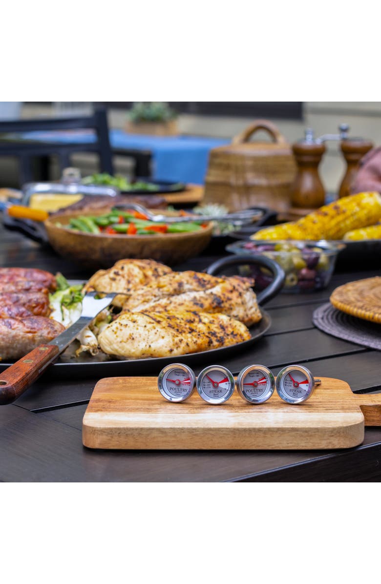 Maverick Mini Steak & Chicken Thermometer Set, 4 Piece, Alternate, color, Silver