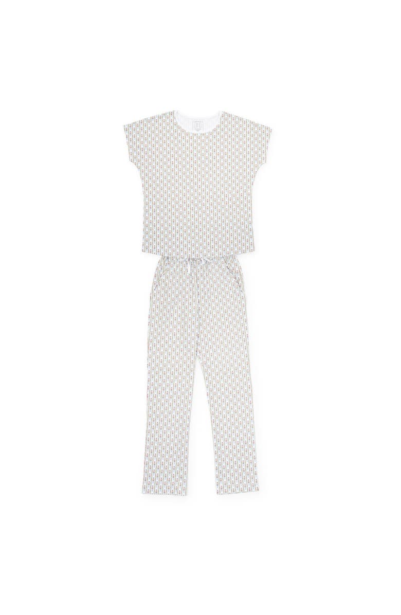Lila and Hayes Marcia Women's Pajama Pant Set, Main, color, Nutcracker Stripe