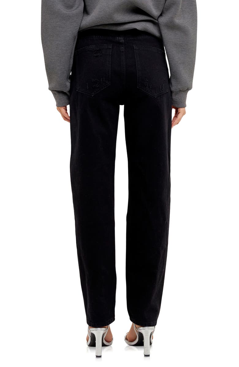 Grey Lab '90s Distressed Jeans, Alternate, color, Black