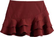 Good Luck Girl Kids' Ruffle Tiered Skort