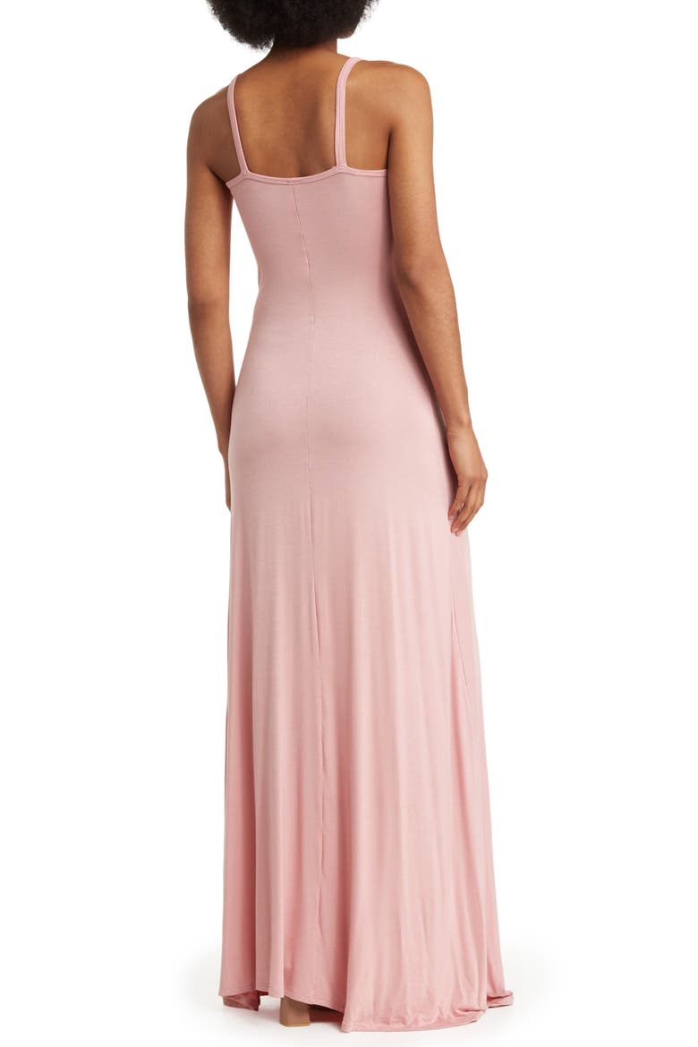 V-Neck Maxi Dress, Alternate, color, MAUVE