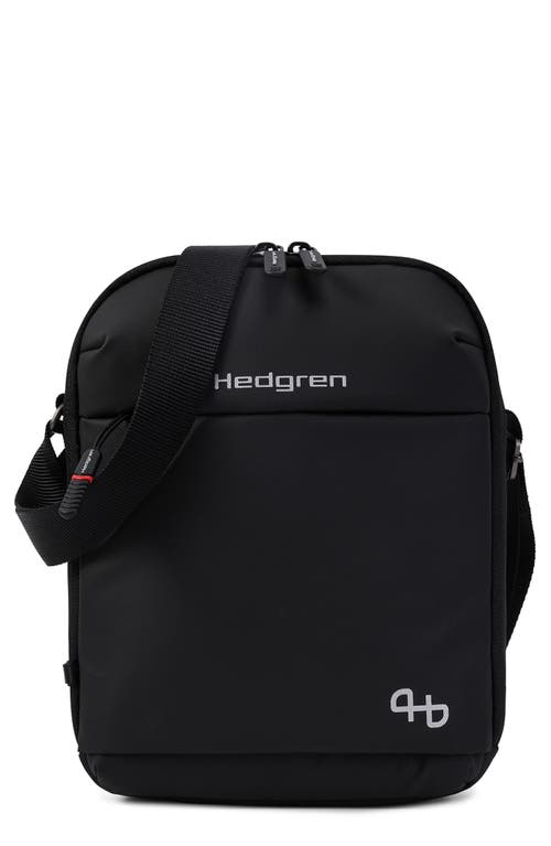Hedgren Walk Rfid Water Repellent Crossbody Bag In Black